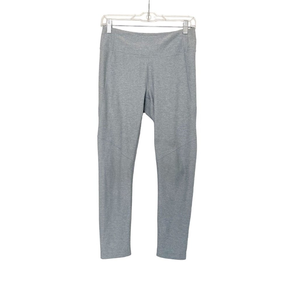 Outdoor Voices Womens Medium Leggings Cropped Light Blue Yoga Stretch Pilates